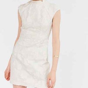 Silence+Noise Origami Jacquard Bodycon Mini Dress